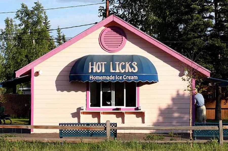 Hot Licks Ice Cream, Fairbanks.
